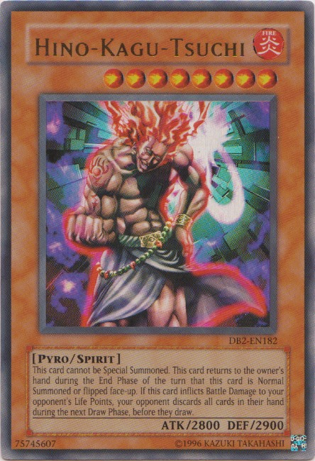Hino-Kagu-Tsuchi [DB2-EN182] Ultra Rare Yu-Gi-Oh!