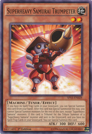 Superheavy Samurai Trumpeter [SP15-EN028] Common Yu-Gi-Oh!