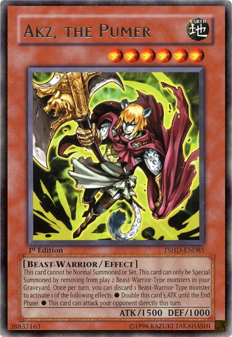 Akz, the Pumer [TSHD-EN085] Rare Yu-Gi-Oh!