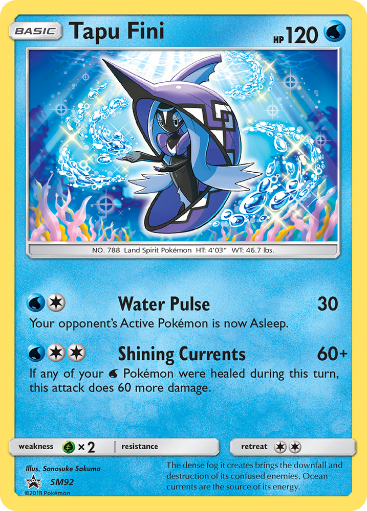 Tapu Fini (SM92) [Sun & Moon: Black Star Promos] Pokémon