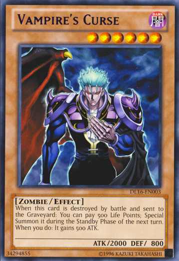 Vampire's Curse (Purple) [DL16-EN003] Rare Yu-Gi-Oh!