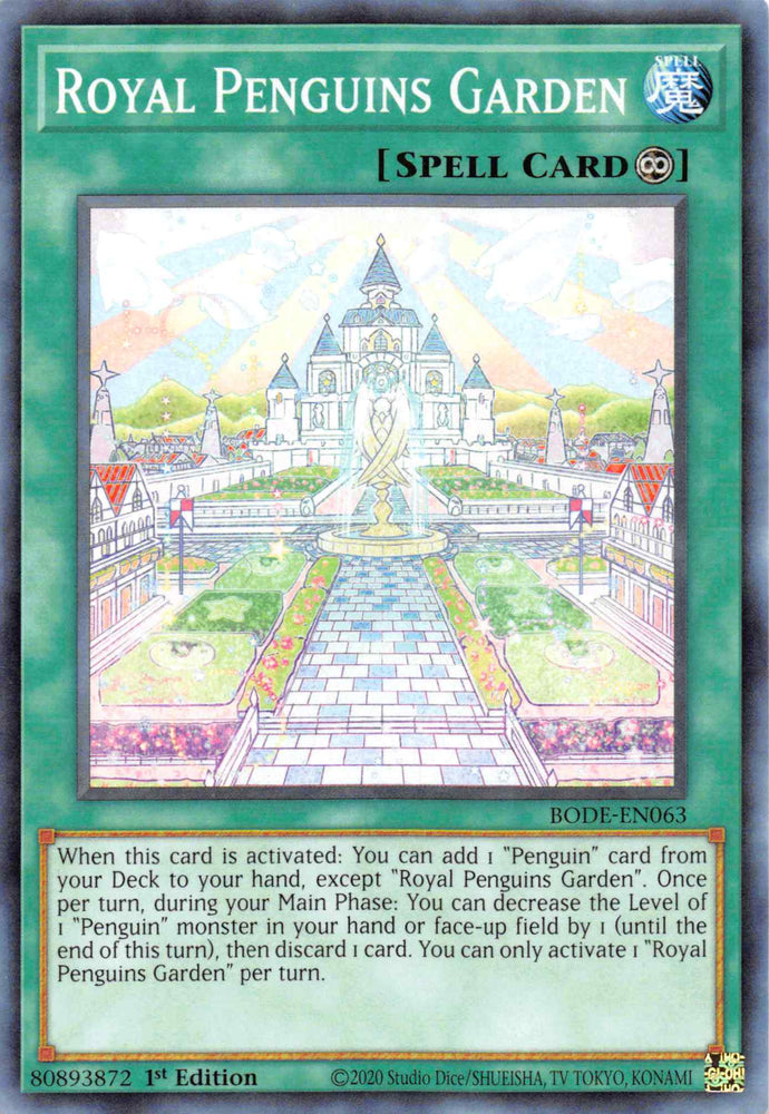 Royal Penguins Garden [BODE-EN063] Common Yu-Gi-Oh!