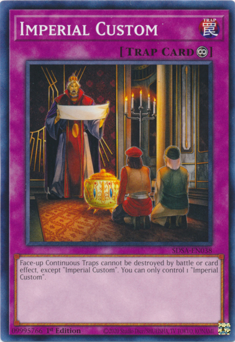 Imperial Custom [SDSA-EN038] Common Yu-Gi-Oh!