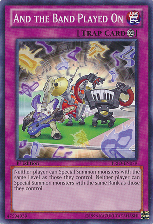 And the Band Played On [PRIO-EN079] Common Yu-Gi-Oh!