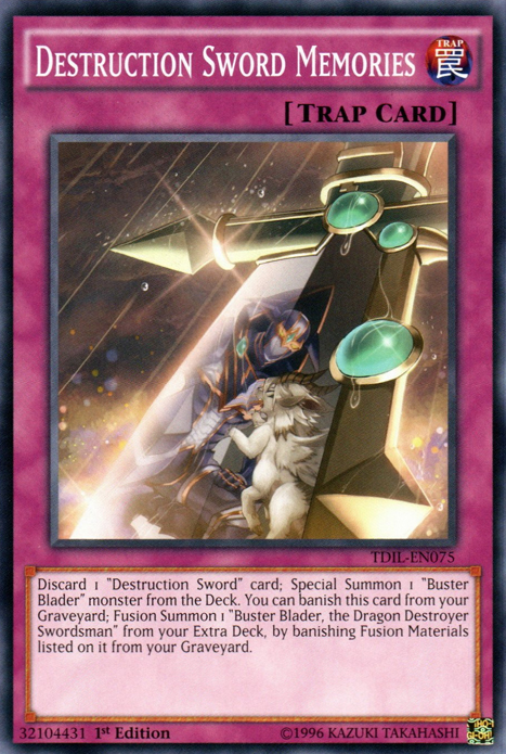 Destruction Sword Memories [TDIL-EN075] Common Yu-Gi-Oh!