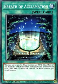 Breath of Acclamation [BLVO-EN086] Common Yu-Gi-Oh!