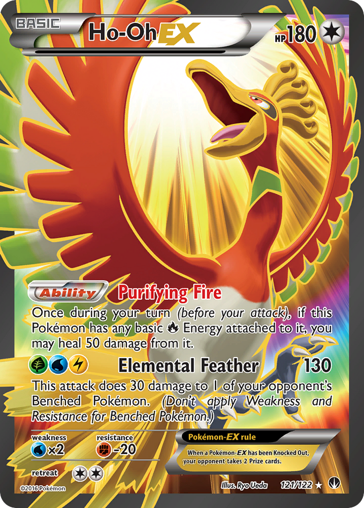 Ho-Oh EX (121/122) [XY: BREAKpoint] Pokémon