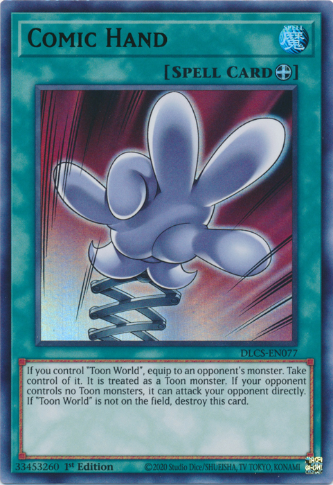 Comic Hand (Green) [DLCS-EN077] Ultra Rare Yu-Gi-Oh!