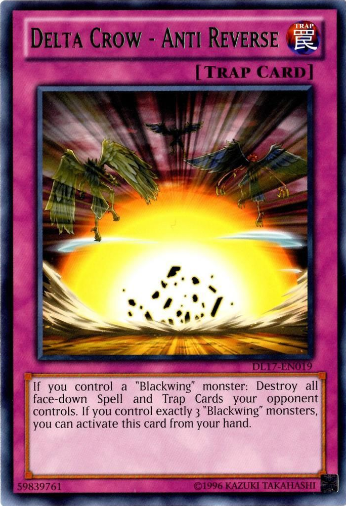Delta Crow - Anti Reverse (Green) [DL17-EN019] Rare Yu-Gi-Oh!