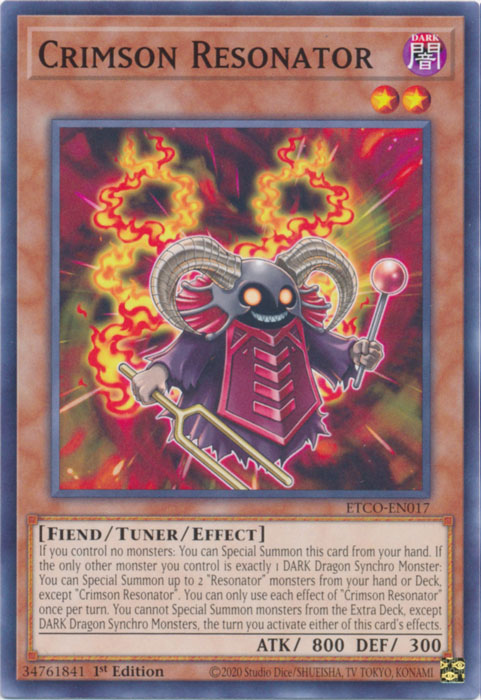 Crimson Resonator [ETCO-EN017] Common Yu-Gi-Oh!