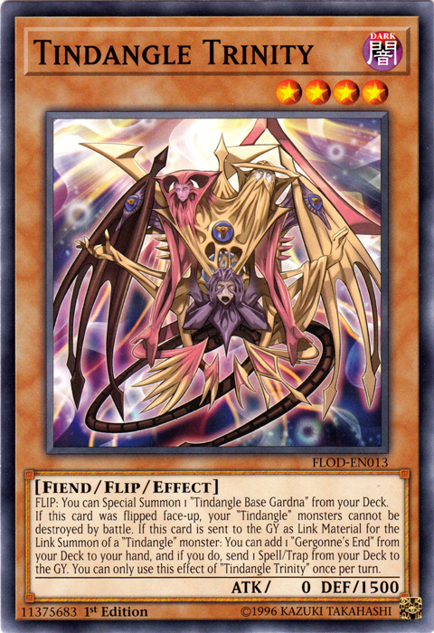 Tindangle Trinity [FLOD-EN013] Common Yu-Gi-Oh!