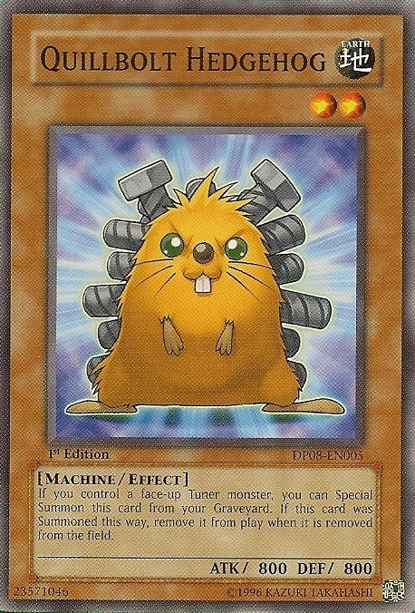 Quillbolt Hedgehog [DP08-EN005] Common Yu-Gi-Oh!