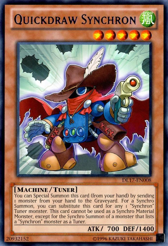 Quickdraw Synchron (Purple) [DL17-EN008] Rare Yu-Gi-Oh!