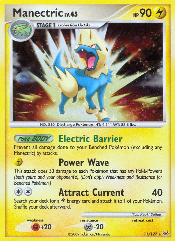Manectric (11/127) [Platinum: Base Set] Pokémon