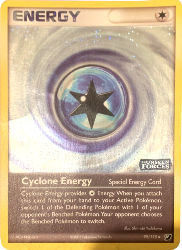 Cyclone Energy (99/115) (Stamped) [EX: Unseen Forces] Pokémon