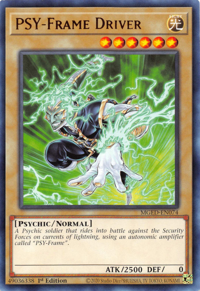 PSY-Frame Driver [MGED-EN074] Rare Yu-Gi-Oh!