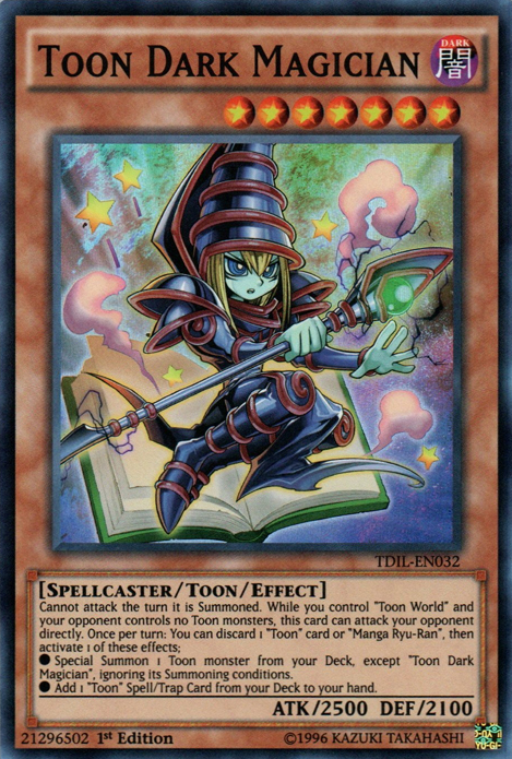 Toon Dark Magician [TDIL-EN032] Super Rare Yu-Gi-Oh!