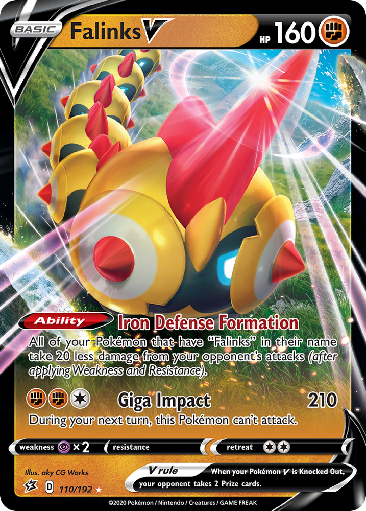 Falinks V (110/192) [Sword & Shield: Rebel Clash] Pokémon