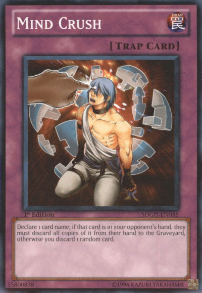 Mind Crush [SDGU-EN035] Common Yu-Gi-Oh!