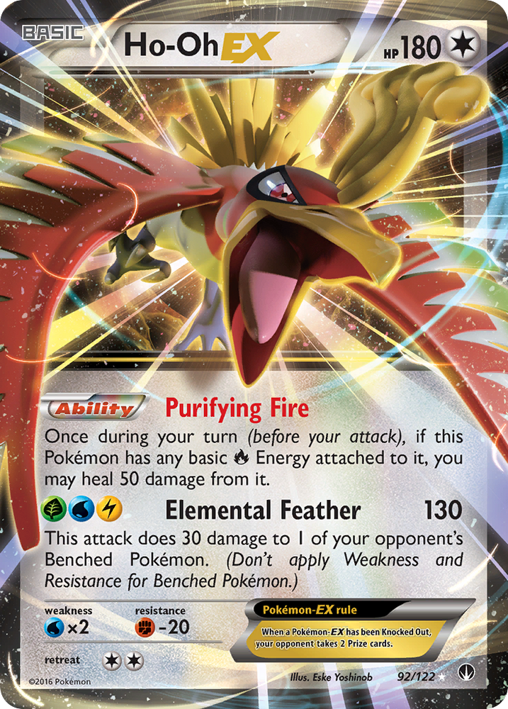 Ho-Oh EX (92/122) [XY: BREAKpoint] Pokémon