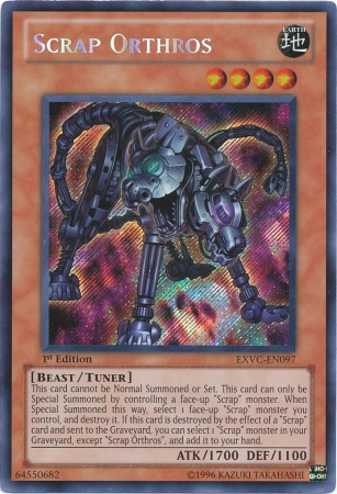Scrap Orthros [EXVC-EN097] Secret Rare Yu-Gi-Oh!