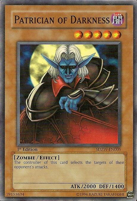 Patrician of Darkness [SDZW-EN005] Common Yu-Gi-Oh!
