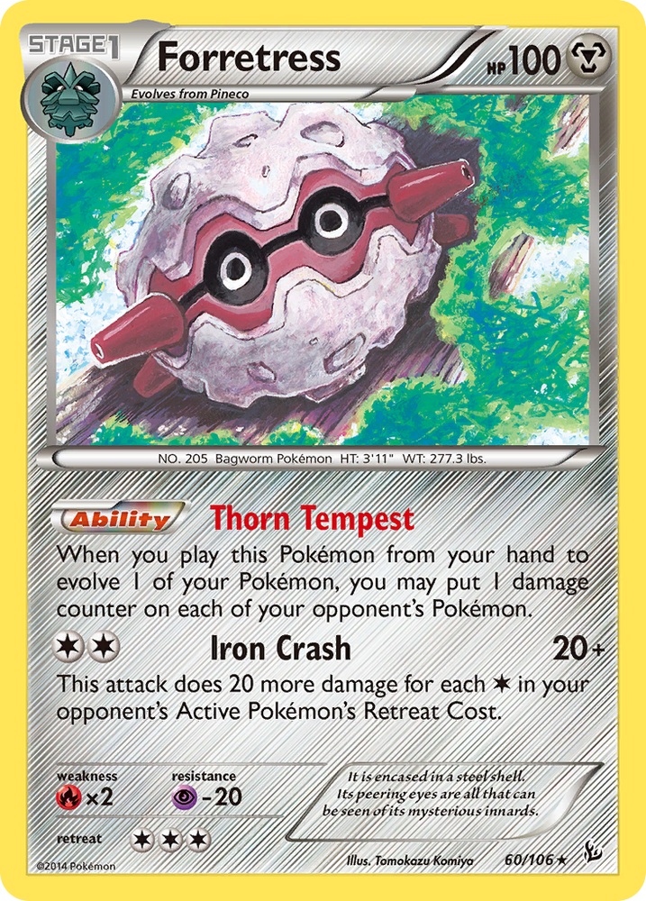 Forretress (60/106) [XY: Flashfire] Pokémon