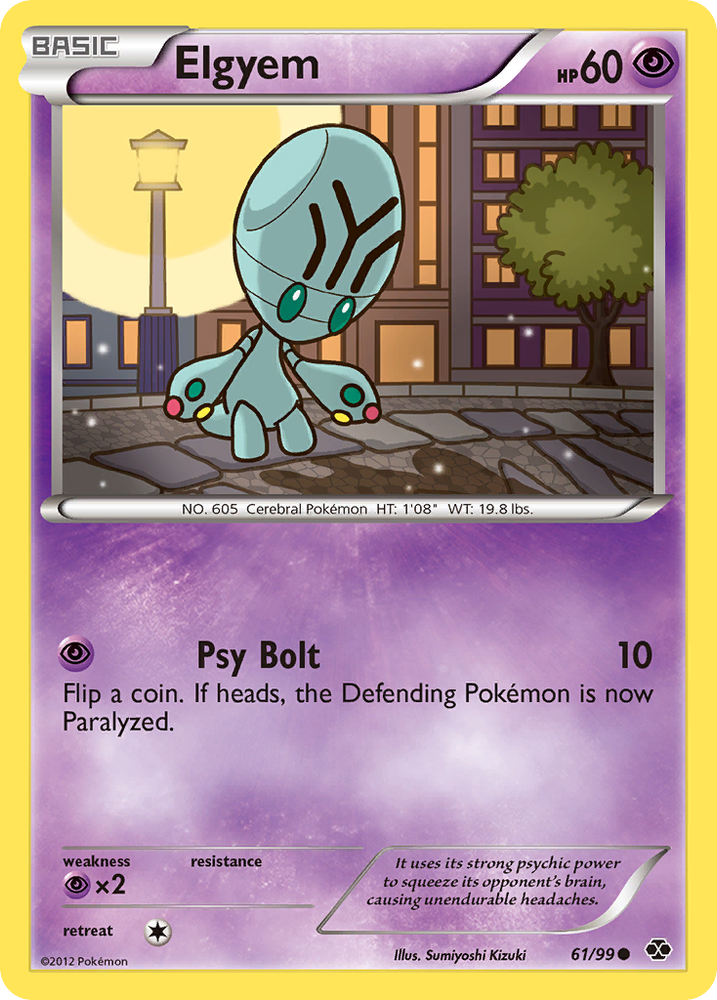 Elgyem (61/99) [Black & White: Next Destinies] Pokémon