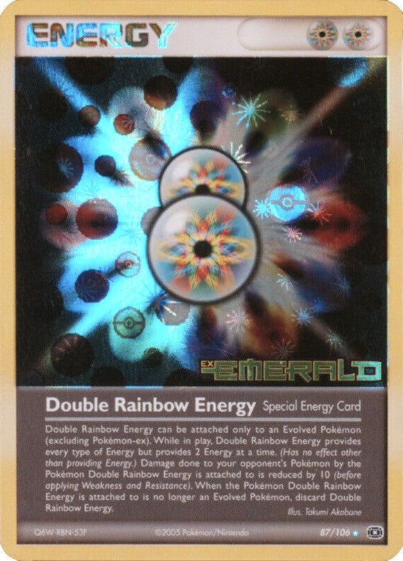 Double Rainbow Energy (87/106) (Stamped) [EX: Emerald] Pokémon