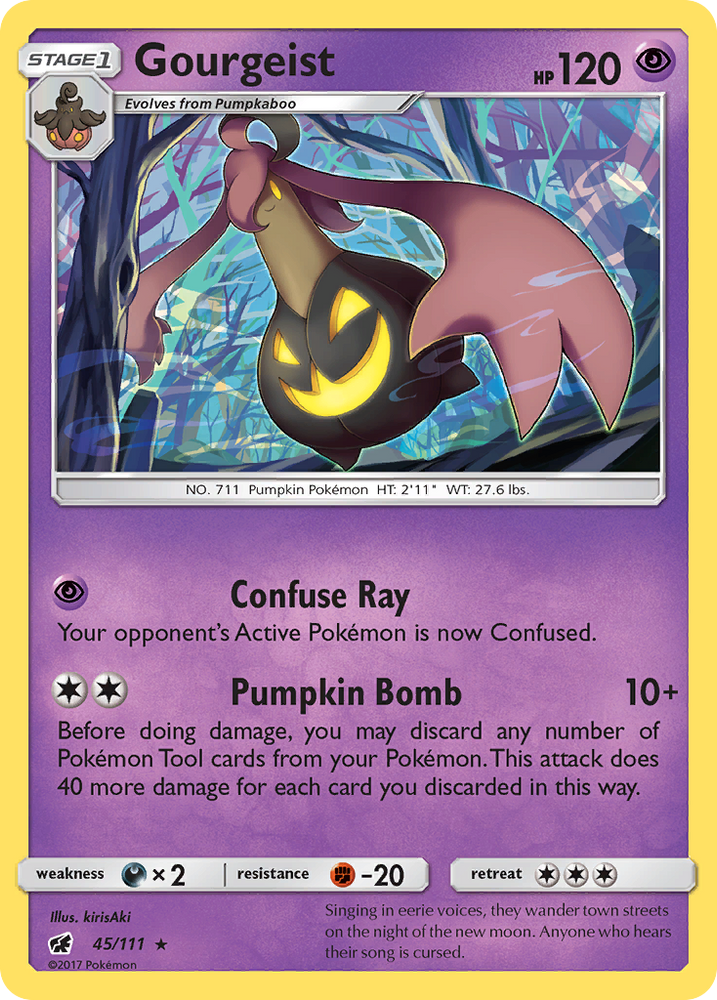 Gourgeist (45/111) [Sun & Moon: Crimson Invasion] Pokémon