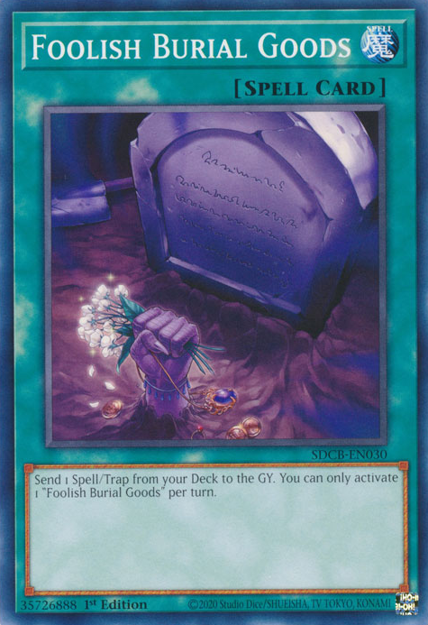 Foolish Burial Goods [SDCB-EN030] Common Yu-Gi-Oh!