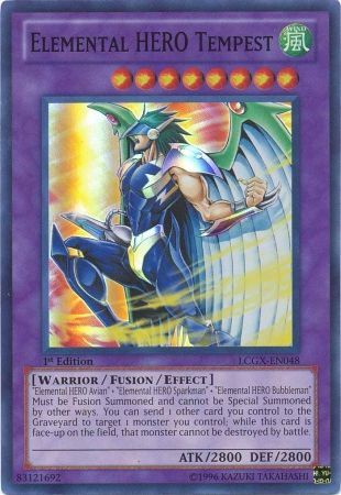 Elemental HERO Tempest [LCGX-EN048] Super Rare Yu-Gi-Oh!