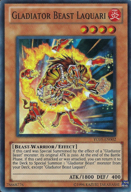 Gladiator Beast Laquari [TU05-EN002] Super Rare Yu-Gi-Oh!
