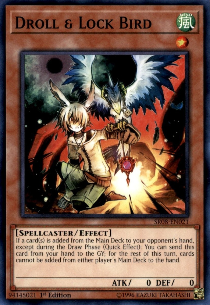Droll & Lock Bird [SR08-EN021] Common Yu-Gi-Oh!