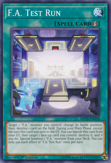 F.A. Test Run [MP18-EN228] Common Yu-Gi-Oh!