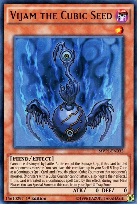 Vijam the Cubic Seed [MVP1-EN032] Ultra Rare Yu-Gi-Oh!