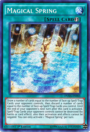 Magical Spring [DUEA-EN065] Secret Rare Yu-Gi-Oh!