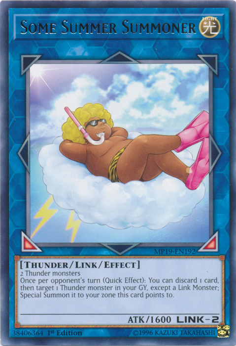 Some Summer Summoner [MP19-EN192] Rare Yu-Gi-Oh!