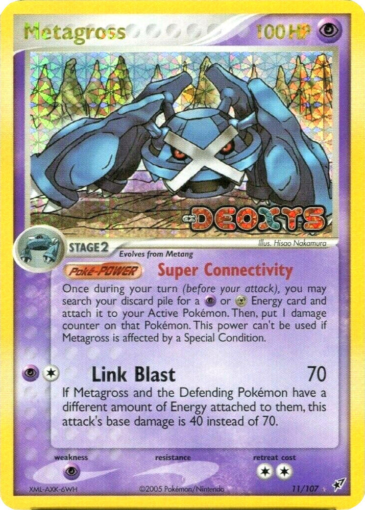 Metagross (11/107) (Stamped) [EX: Deoxys] Pokémon