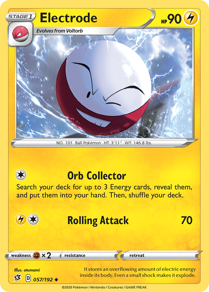 Electrode (057/192) [Sword & Shield: Rebel Clash] Pokémon