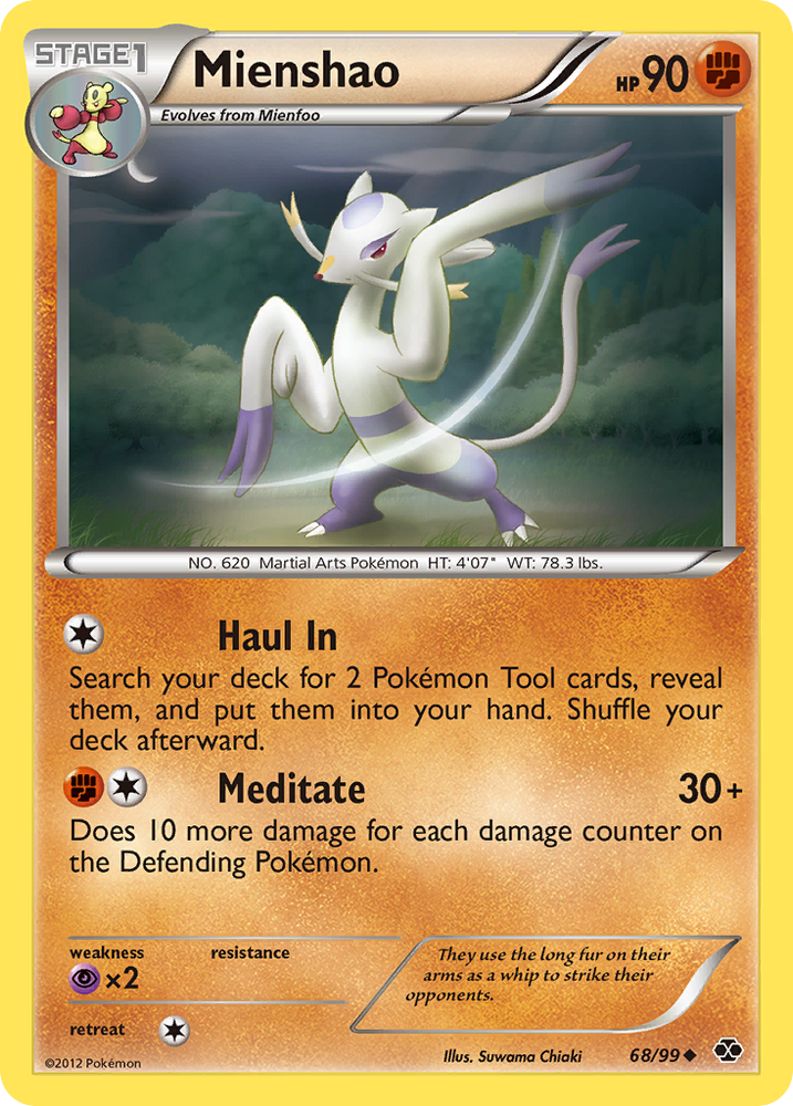 Mienshao (68/99) [Black & White: Next Destinies] Pokémon