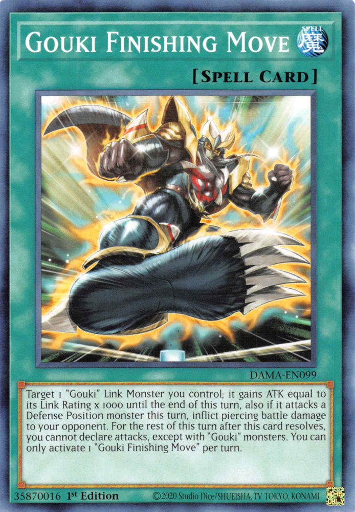 Gouki Finishing Move [DAMA-EN099] Common Yu-Gi-Oh!