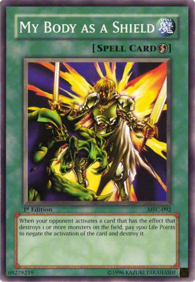 My Body as a Shield [MFC-092] Common Yu-Gi-Oh!