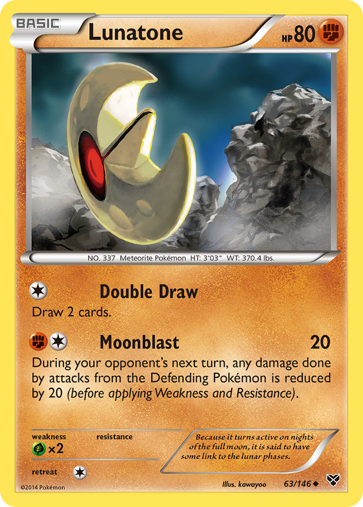Lunatone (63/146) [XY: Base Set] Pokémon