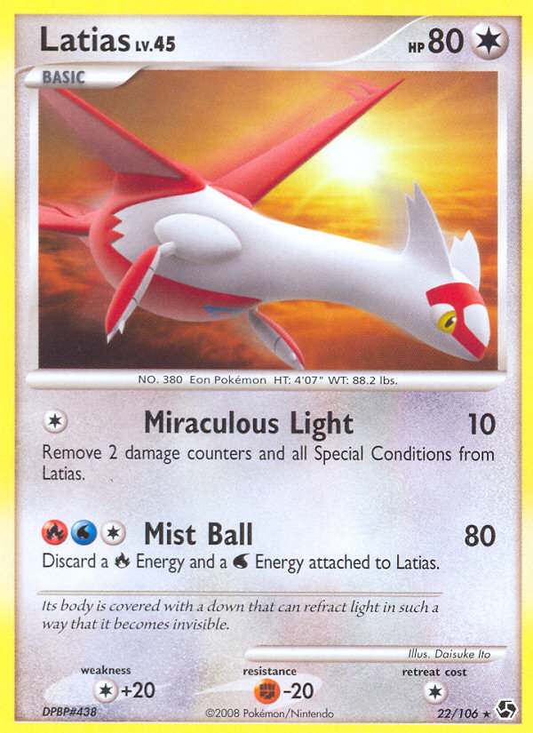 Latias (22/106) [Diamond & Pearl: Great Encounters] Pokémon
