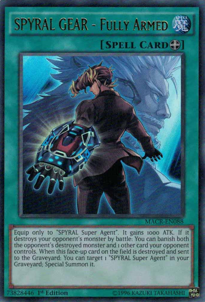SPYRAL GEAR - Fully Armed [MACR-EN088] Ultra Rare Yu-Gi-Oh!