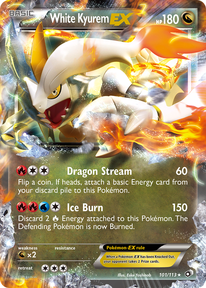 White Kyurem EX (101/113) [Black & White: Legendary Treasures] Pokémon