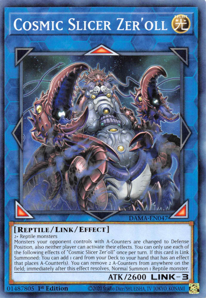 Cosmic Slicer Zer'oll [DAMA-EN047] Common Yu-Gi-Oh!