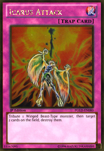 Icarus Attack [PGLD-EN080] Gold Rare Yu-Gi-Oh!