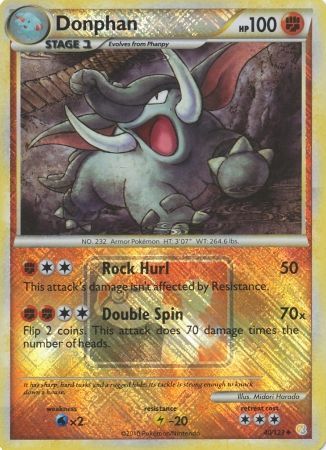 Donphan (40/123) (League Promo) [HeartGold & SoulSilver: Base Set] Pokémon